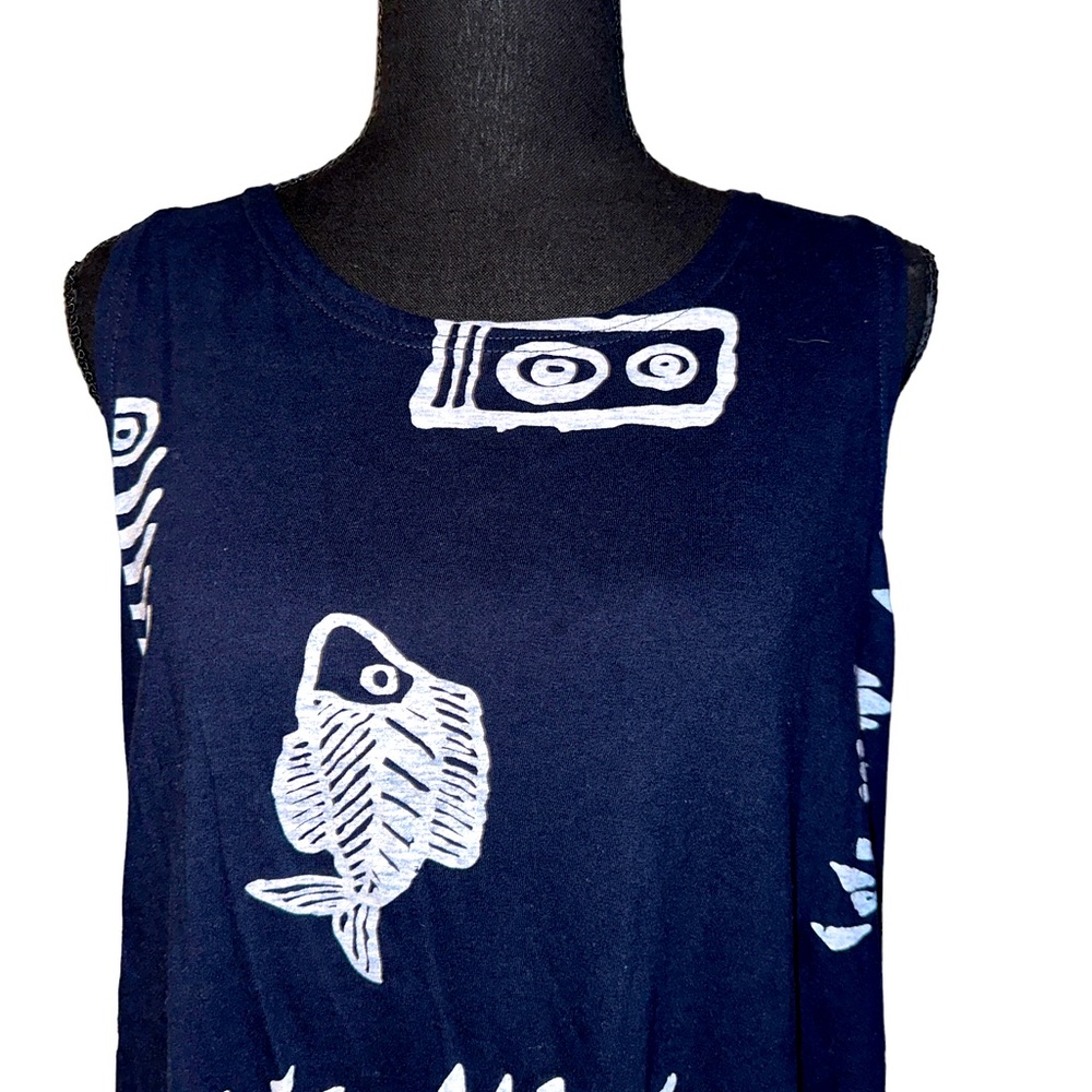 Exist - Large - Navy Blue Dress/Mumu